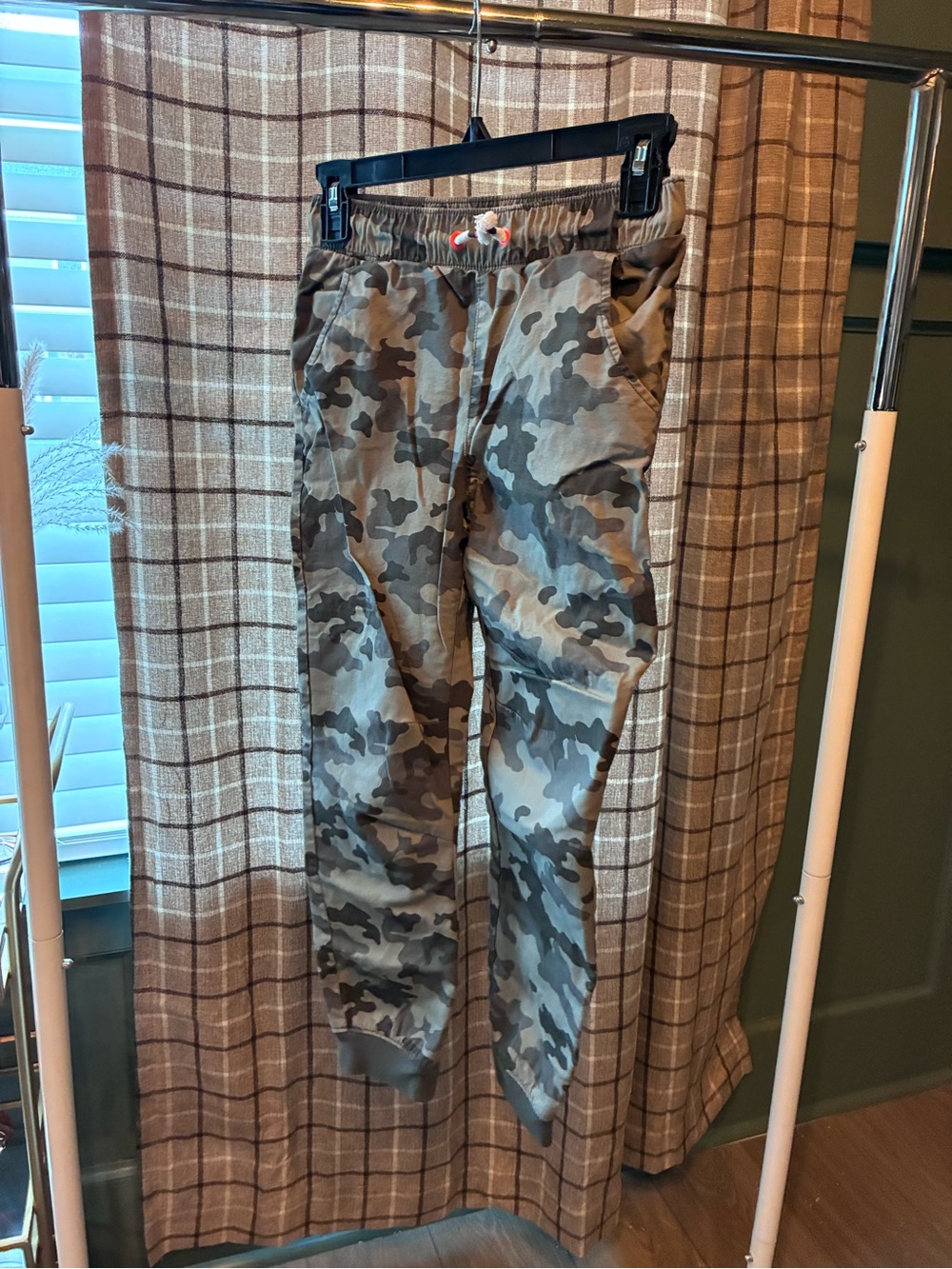 Boy’s Camo Jogger Pants - Olive Camo
